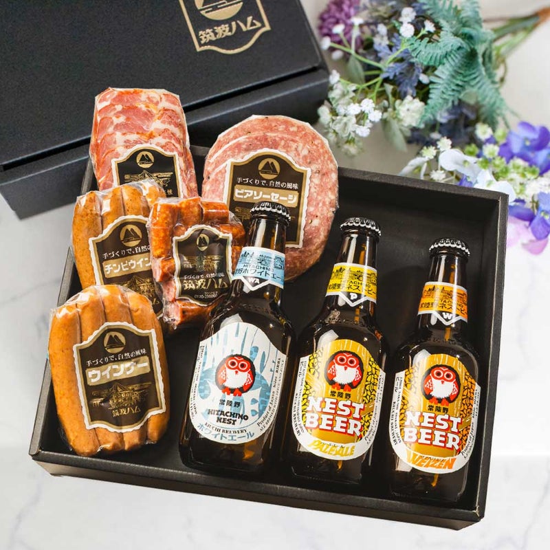 筑波ハム ビール ギフト セット ひすい