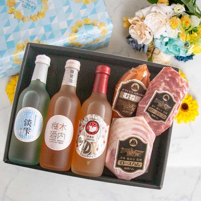 しゅわしゅわギフトセット ほしぞら 木内酒造 筑波ハム しゅわしゅわギフトセット ハム 日本酒 詰め合わせ