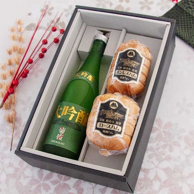 大吟醸ギフトセット きらめき 筑波ハム 木内酒造 大吟醸ギフトセット ハム 日本酒 詰め合わせ ギフトセット 