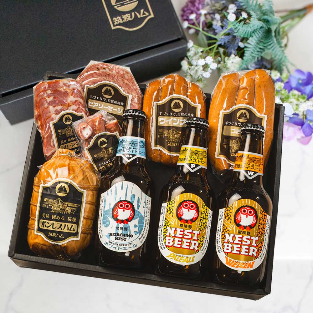 常陸野ネストビール ギフト | 筑波ハムオンラインショップ