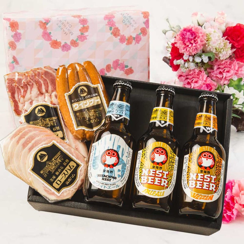母の日 DLG受賞と常陸野ネストビールギフトセット こくよう