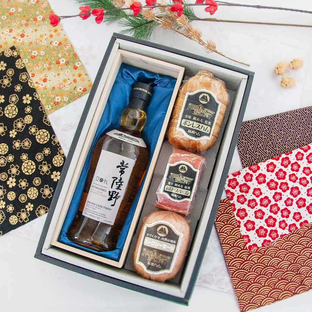 常陸野シングルグレーン 桜の薫りが広がる ギフトセット | 筑波ハム